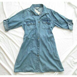 New W/ Tag Women's Speed Control New York Med Acid Wash 1 Piece Dress Size XL